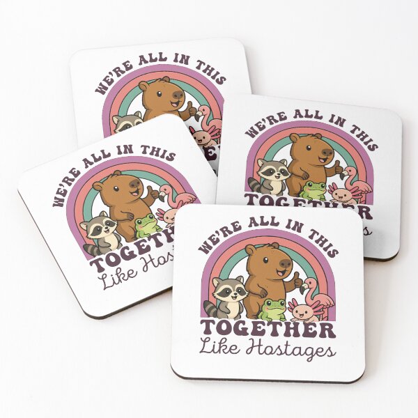 Item preview, We'Re All In This Together Like Hostages Funny Retro designed and sold by charoen-design.