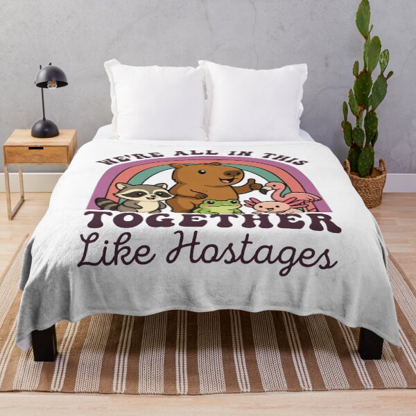 Item preview, We'Re All In This Together Like Hostages Funny Retro designed and sold by charoen-design.