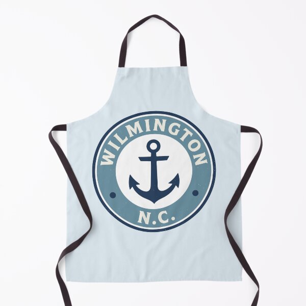 Item preview, Wilmington NC Nautical Anchor Coastal Badge designed and sold by Digital Art Works Hub.