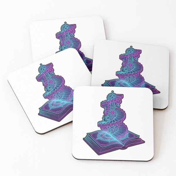Item preview, Magical Spiral Staircase Open Book Cyberpunk designed and sold by ryanguas.