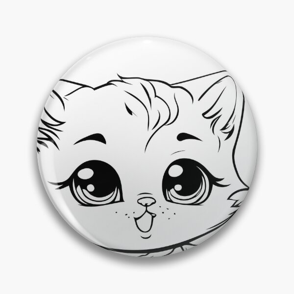Item preview, Cute Kitty Coloring Page Art designed and sold by VibeTees38.
