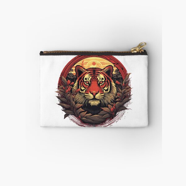 Item preview, Vintage Tiger Wildlife Illustration - Majestic Jungle Art designed and sold by Marcu Ioachim.