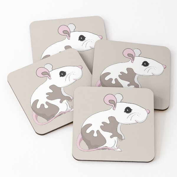 Item preview, Cute Kawaii Spotted Fancy Pet Rat designed and sold by Karin Taylor.