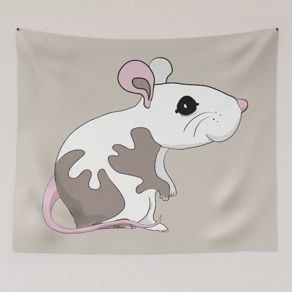 Item preview, Cute Kawaii Spotted Fancy Pet Rat designed and sold by Karin Taylor.