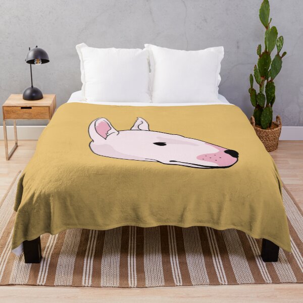 Item preview, White Bull Terrier Head designed and sold by Clipboard Creations.