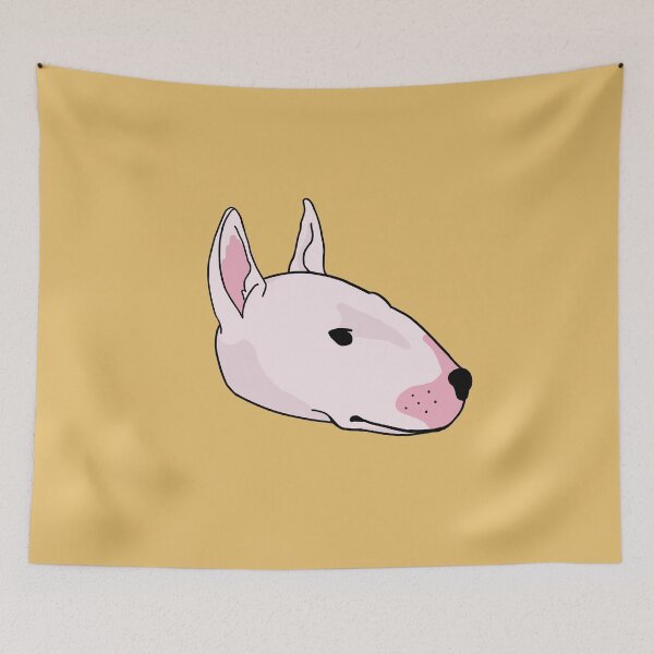 Item preview, White Bull Terrier Head designed and sold by Clipboard Creations.
