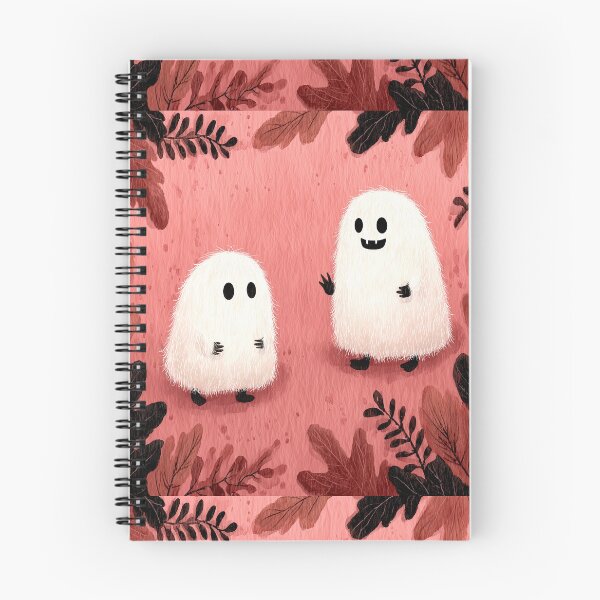 Item preview, Cute Fluffy Ghosts in Autumn Forest designed and sold by colorful-white.