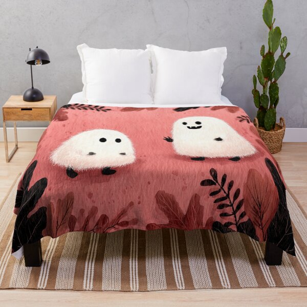 Item preview, Cute Fluffy Ghosts in Autumn Forest designed and sold by colorful-white.