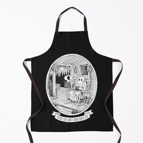 Item preview, Barry the Ghost- Too Dead for Decaf designed and sold by CastIronTattoo.