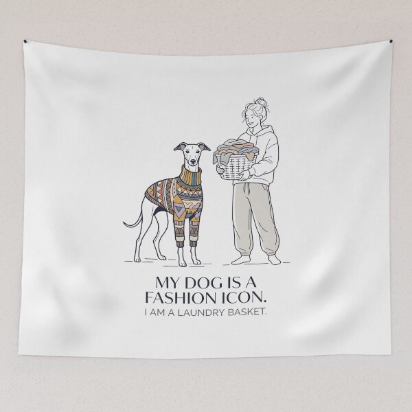 Item preview, My Dog Is A Fashion Icon Pets Design for Dog Owner and Funny Dogs Lovers designed and sold by SplashTastic.