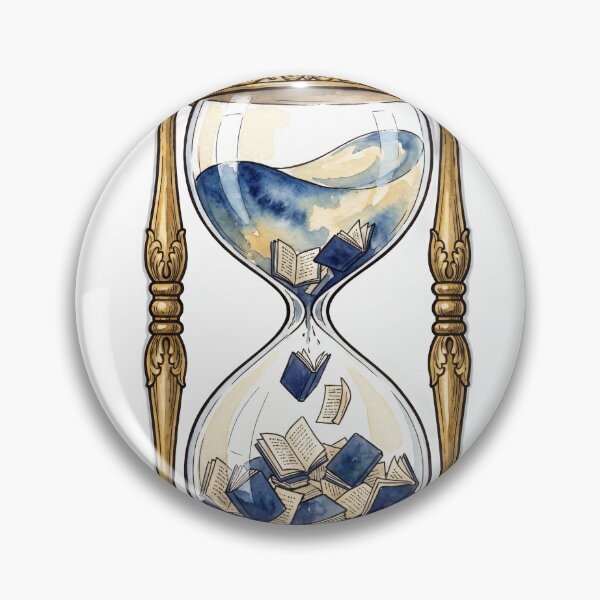 Item preview, Book Page Hourglass Reading Slump designed and sold by ryanguas.