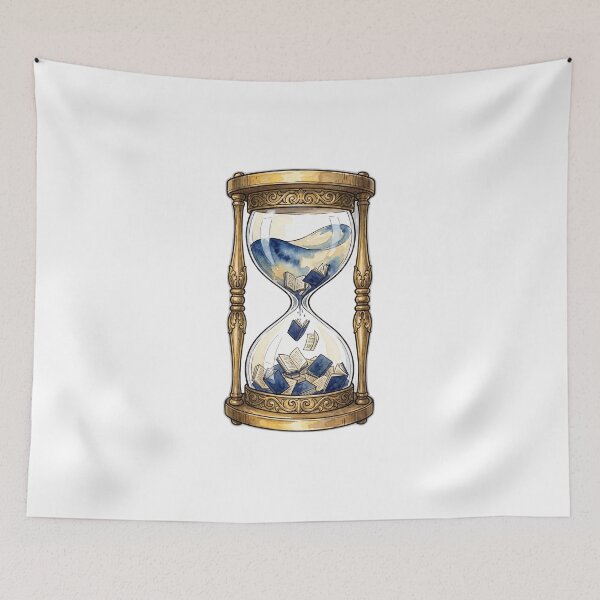 Item preview, Book Page Hourglass Reading Slump designed and sold by ryanguas.