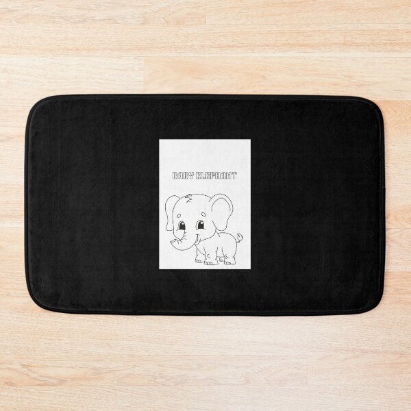 Item preview, Cute Baby Elephant Coloring Page Art designed and sold by VibeTees38.
