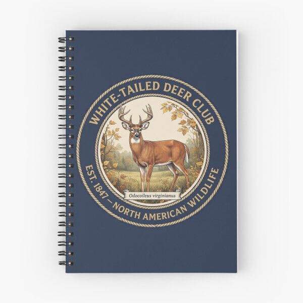 Item preview, White Tailed Deer Club Vintage Badge North American Wildlife designed and sold by CalmCapy Co.