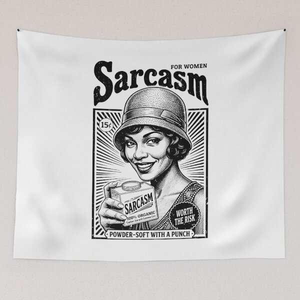 Item preview, Sarcastic Black Woman Sarcasm For Women Vintage Ad Girl designed and sold by GrandeDuc.