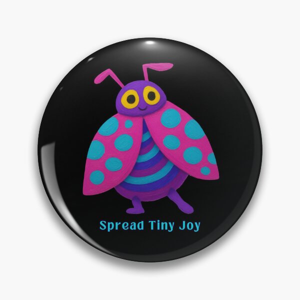 Item preview, Spread Tiny Joy - Cute Colorful Ladybug designed and sold by PatykArt.