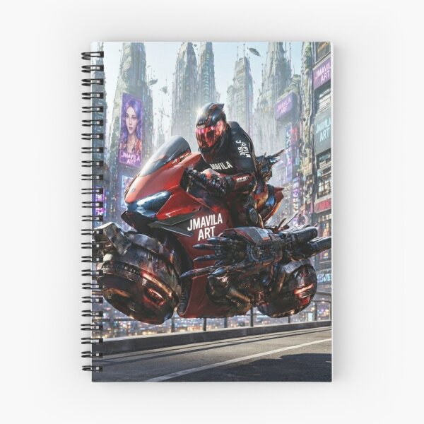 Item preview, Sci-Fi Cybernetic Warrior Armor motorbike 800c.c. designed and sold by JMAVILA ART.