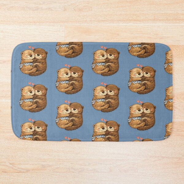 Item preview, Otterly Devoted – Otters Holding Hands designed and sold by poppet103.