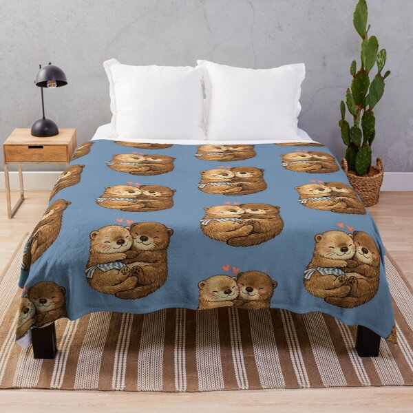 Item preview, Otterly Devoted – Otters Holding Hands designed and sold by poppet103.