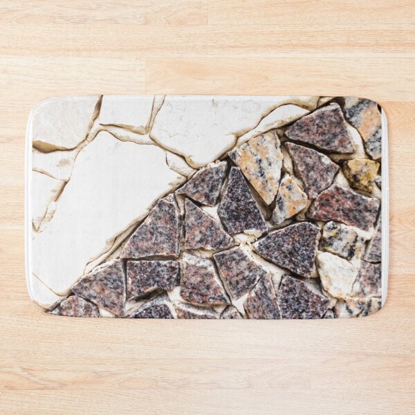 Item preview, Close-Up Stone Mosaic Tiles Texture With Irregular Granite Pieces and White Grout Pattern designed and sold by Nmallia.
