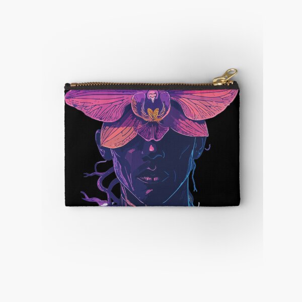 Item preview, Orchid Crown Surreal Portrait – Rooted in Colour Aesthetic Art designed and sold by AvalonMoss.