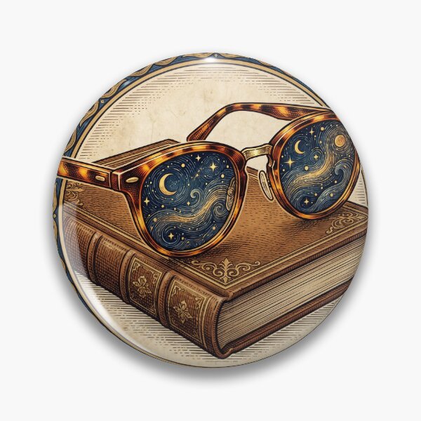 Item preview, Retro Tortoiseshell Glasses Starry Reflection Book designed and sold by ryanguas.