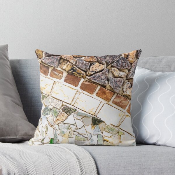 Item preview,  Close-Up Stone Mosaic Tiles Texture With Irregular Granite Pieces and White Grout Pattern designed and sold by Nmallia.