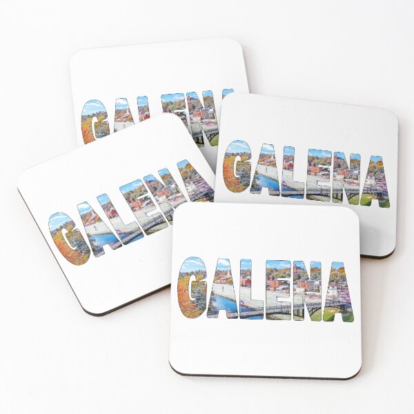 Item preview, GALENA - Illinois Jo Daviess County Historic Town Fall Snow Sunny Day designed and sold by Adam Gormley.