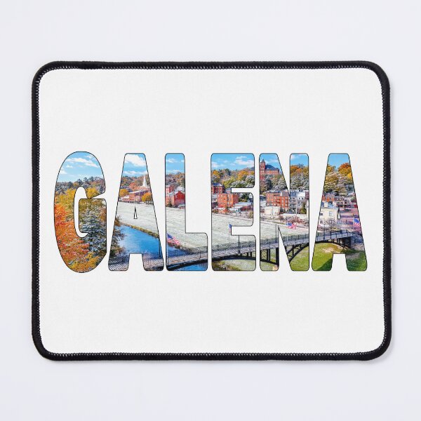 Item preview, GALENA - Illinois Jo Daviess County Historic Town Fall Snow Sunny Day designed and sold by Adam Gormley.