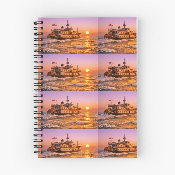 Item preview, Proud Mary Sunset Voyage – Rose‑Gold Horizon Glow designed and sold by The Art Queen Of Michigan .