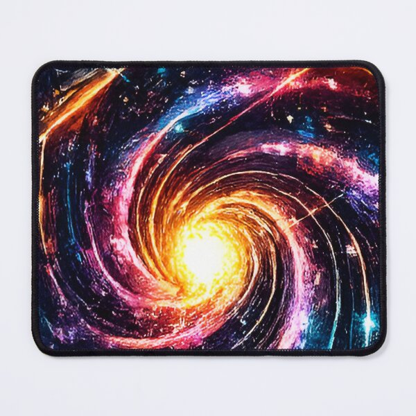 Item preview, Geometric Cosmic Pentagon and Vibrant Nebula Vortex designed and sold by RiteshCenter .