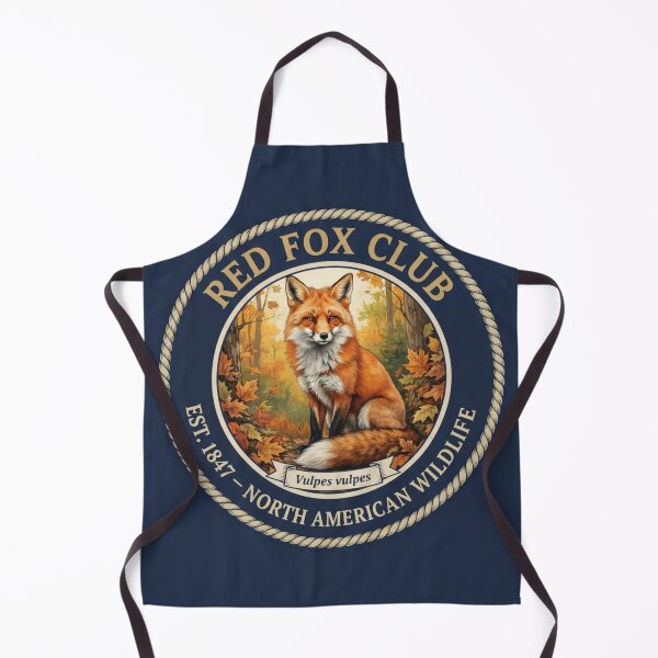 Item preview, Red Fox Club Vintage Badge North American Wildlife designed and sold by CalmCapy Co.