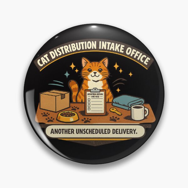 Item preview, Cat Distribution Intake Office – Another Unscheduled Delivery designed and sold by Concrete Coffee Studio.