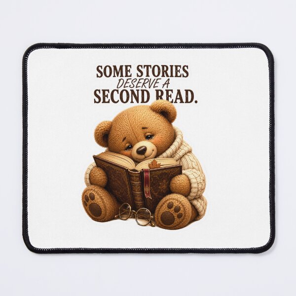 Item preview, Some Stories Deserve a Second Read Book Lover Quote designed and sold by DreamTags Studio.