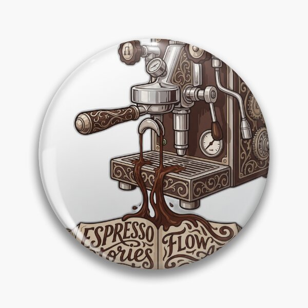 Item preview, Vintage Espresso Machine Pouring Coffee Into Book designed and sold by ryanguas.
