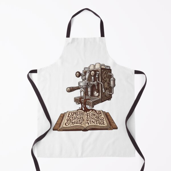Item preview, Vintage Espresso Machine Pouring Coffee Into Book designed and sold by ryanguas.