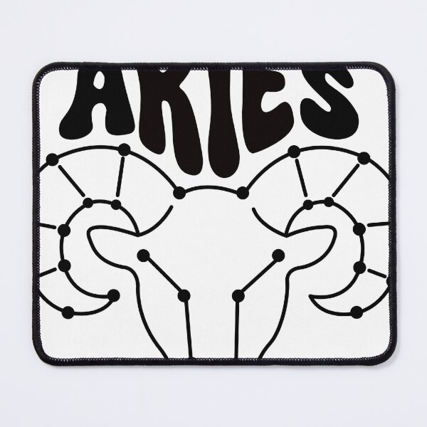 Item preview, Retro Aries Constellation Celestial Groovy Style designed and sold by GSJGROUP.