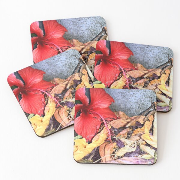 Item preview, Hibiscus Flower and Dried Leaves designed and sold by HJ-Photography.