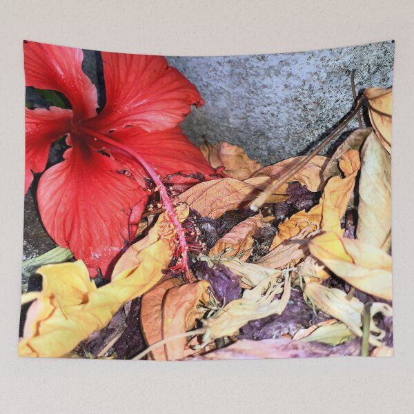 Item preview, Hibiscus Flower and Dried Leaves designed and sold by HJ-Photography.