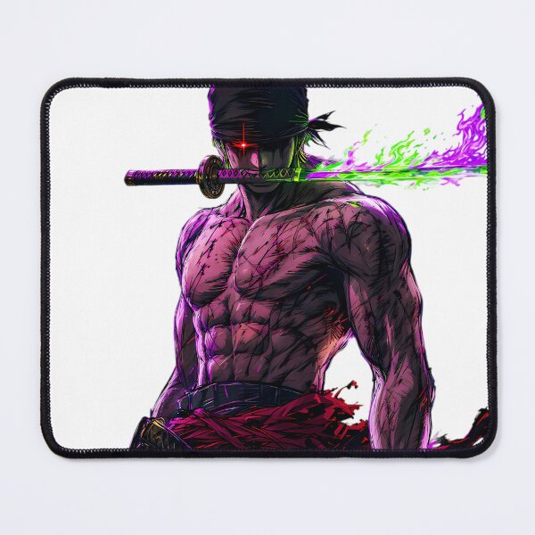 Item preview, Zoro King of Hell T-Shirt | Roronoa Zoro Anime Gift | One Piece Santoryu Sword Style Apparel | Pirate Hunter Hoodie designed and sold by c_artist.