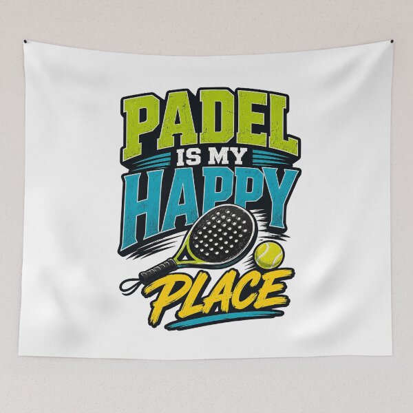Item preview, Padel Is My Happy Place Retro Sport designed and sold by Mr Lee.