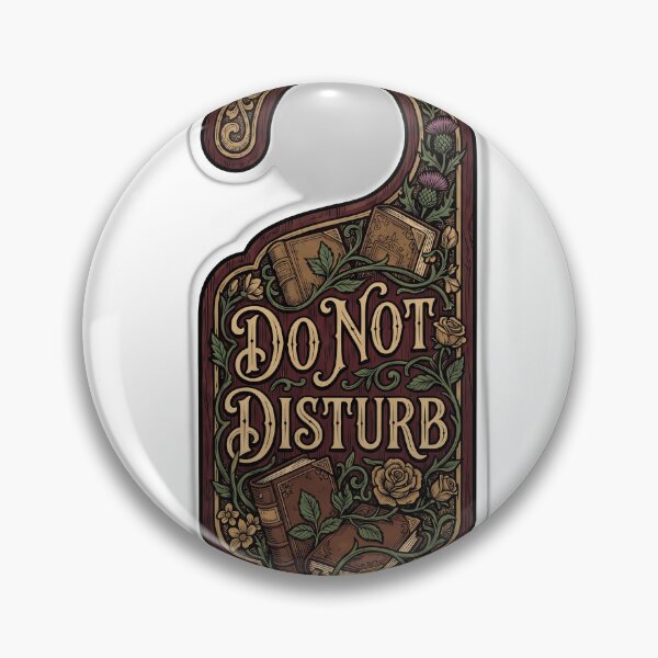 Item preview, Do Not Disturb Bookish Door Hanger designed and sold by ryanguas.