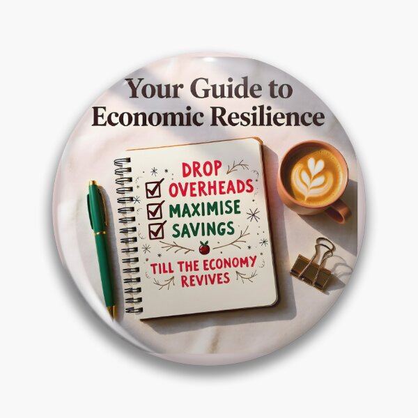 Item preview, Witty Till The Economy Revives Coffee Journal Ad designed and sold by Creative-RE.