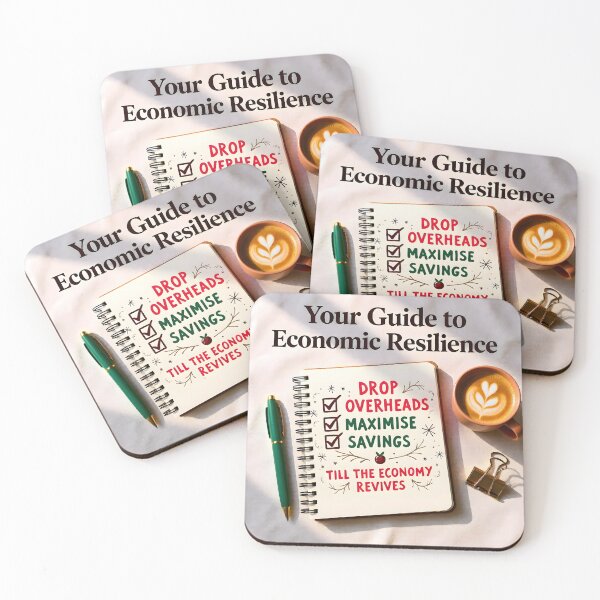 Item preview, Witty Till The Economy Revives Coffee Journal Ad designed and sold by Creative-RE.