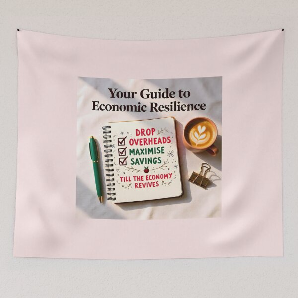 Item preview, Witty Till The Economy Revives Coffee Journal Ad designed and sold by Creative-RE.