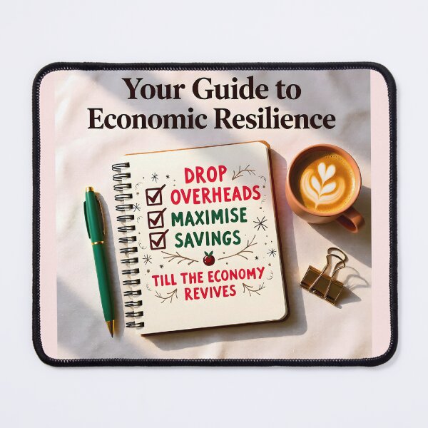 Item preview, Witty Till The Economy Revives Coffee Journal Ad designed and sold by Creative-RE.