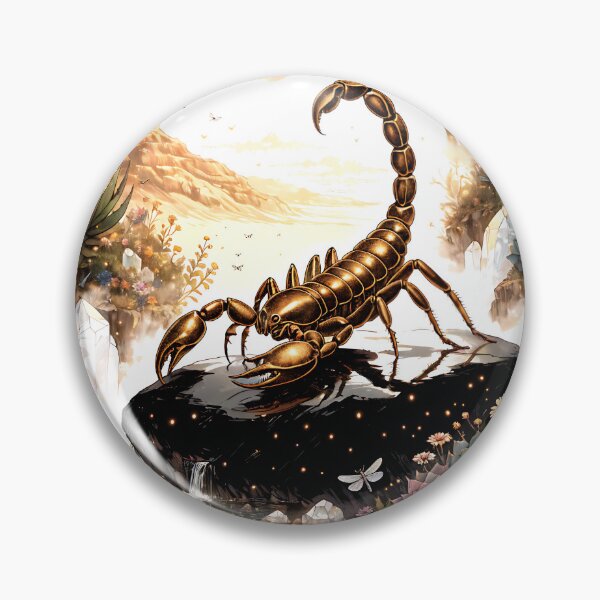 Item preview, Golden Emperor Scorpion Oasis designed and sold by Neural-canvas.