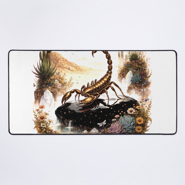 Item preview, Golden Emperor Scorpion Oasis designed and sold by Neural-canvas.