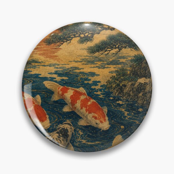 Item preview, Koi at Sunrise in Japan designed and sold by  Silent Japan Studio.