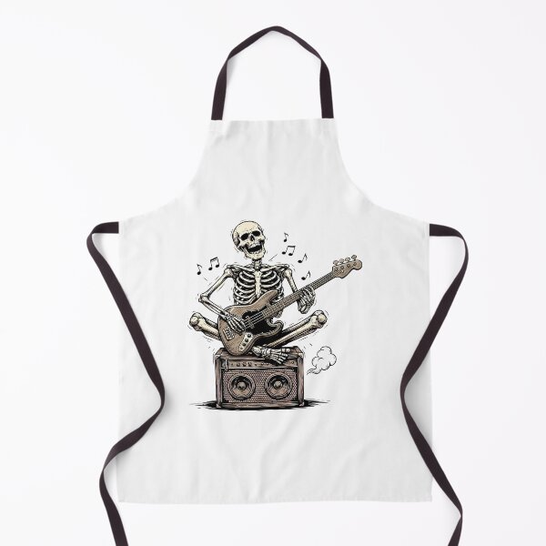 Item preview, Skeleton Playing Bass Guitar - Bass Player Humor designed and sold by Art-Arcade6.